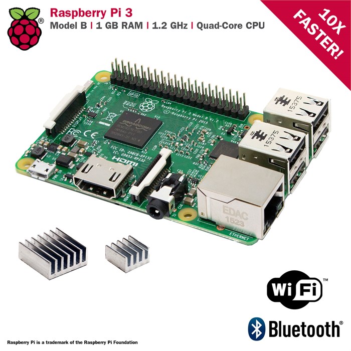 Raspberry Pi 3 Model B Motherboard