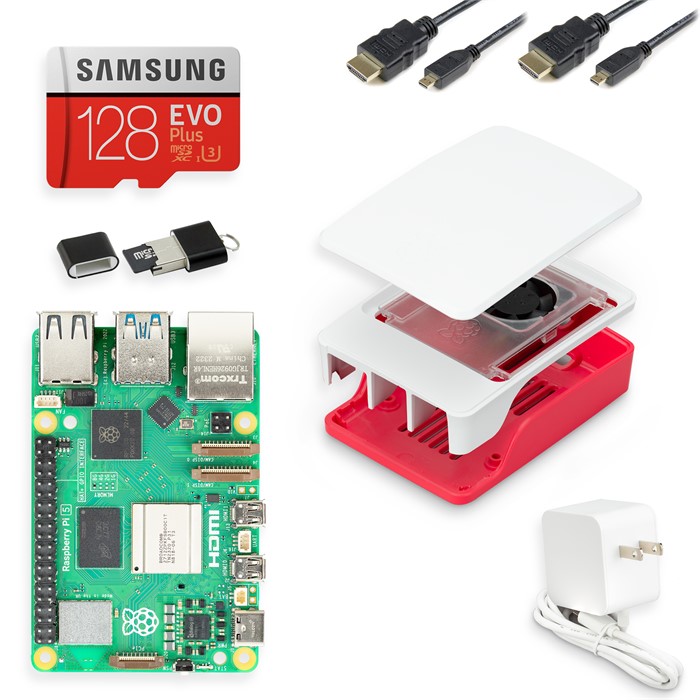 Official Case for Raspberry Pi 5 (white/red)